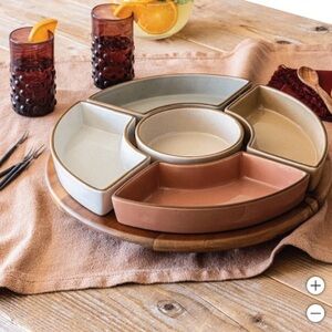 over&back Options Lazy Susan, 6-piece